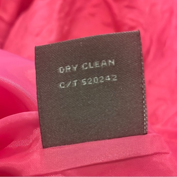 Taylor Vibrant Pink Size 8 Mini  Sleeveless Floral V Neck Dress - Picture 5 of 10